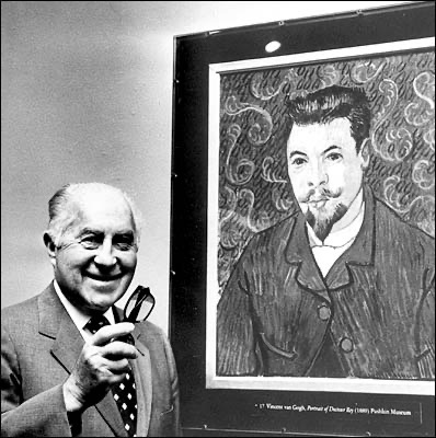Roland Balay with a Van Gogh